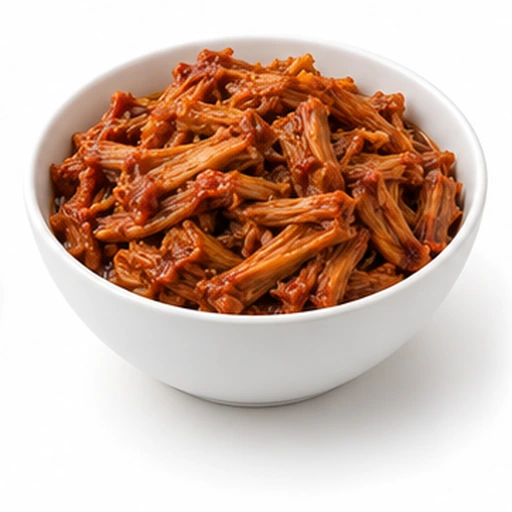 Pulled jackfruit in BBQ sauce