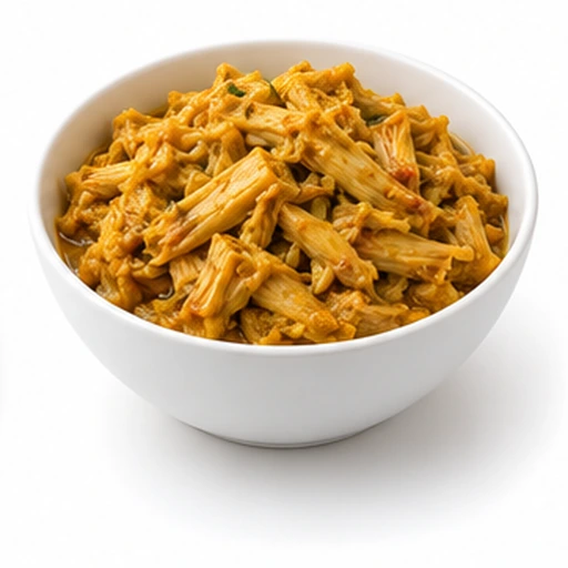 Pulled jackfruit with custom sauces